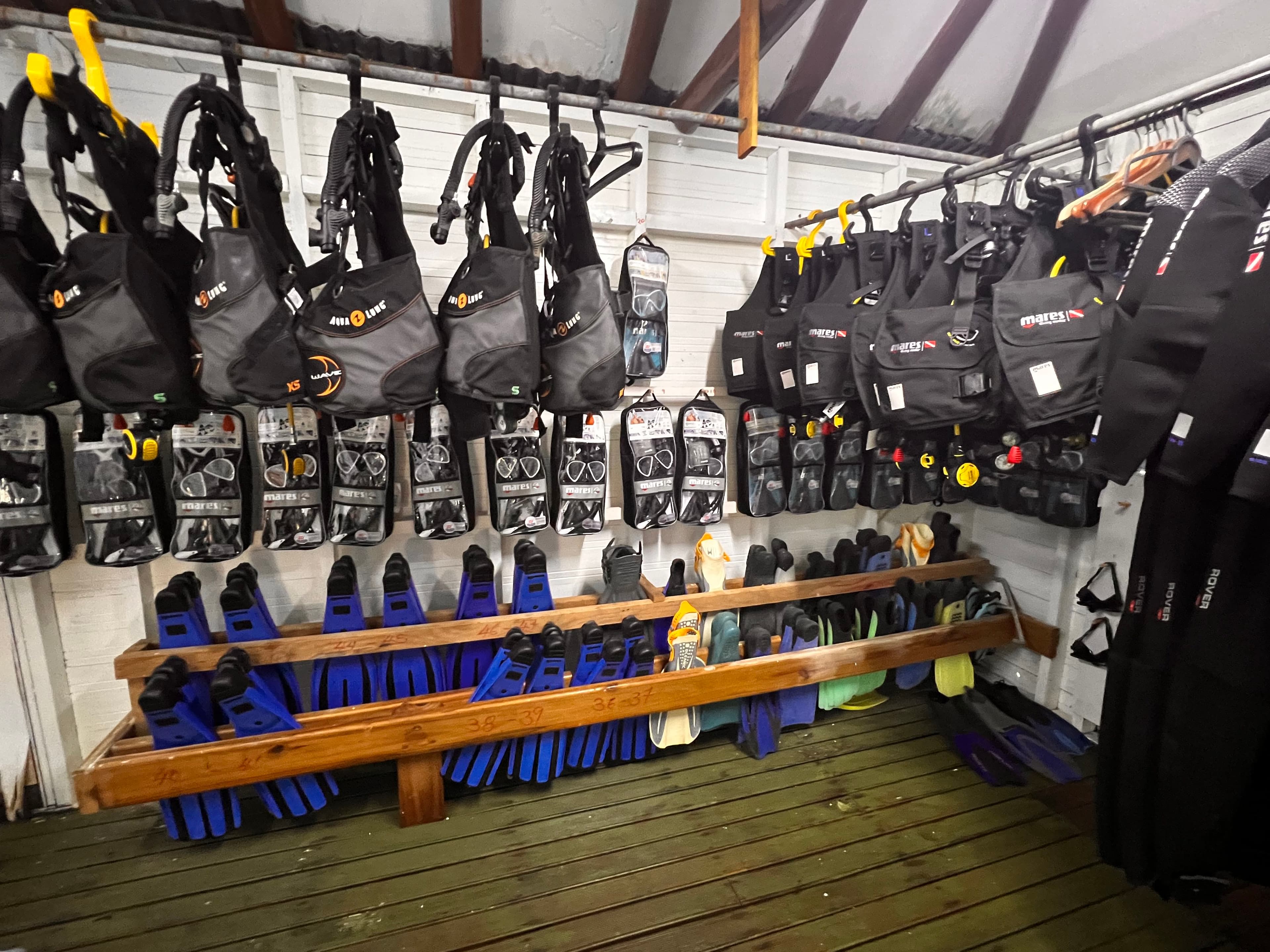 A Fully Equipped Eco Dive Center